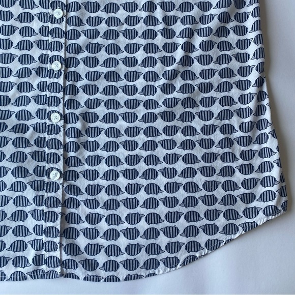 XXL Sonoma 100% Cotton Hedgehog Novelty Print Sleepwear Shirt Button Down - Picture 7 of 13